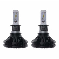 Комплект автоламп LED X3 H3 забезпечить яскраве освітлення дороги.