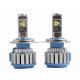 Комплект автомобільних LED ламп T1 H4 Turbo 50W