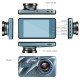Автомобільний відеореєстратор Dual Lens A10 F9 V2 Full HD 1080 H31 3.5 дюйми Реєстратор в авто на 2 камери
