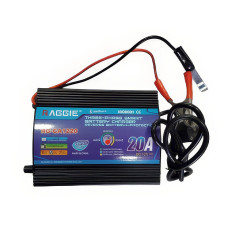 Зарядний пристрій для акумулятора автомобіля з амперметром Raggie Battery Charger RG-CA 1220A Чорне
