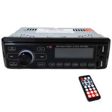 Автомагнітола з сенсорним дисплеєм 3 дюйми MP3-3886 ISO 1DIN BT Магнітола для авто з дисплеєм та пультом