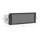 Автомагнітола з Wi-Fi 1 Din c екраном 6.9 дюймів Turbosound 6888 Android 13 на 2/32 Gb