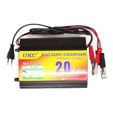 Зарядний пристрій акумулятора зі стрілочним амперметром UKC Battery Charger 20A MA-1220A Чорний