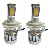 Комплект автомобільних світлодіодних LED ламп із охолодженням UKC Car Led H3 LED лампи для авто на фари