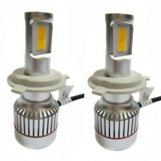 Комплект автомобільних світлодіодних LED ламп із охолодженням UKC Car Led H3 LED лампи для авто на фари