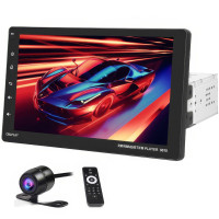 Автомагнітола з сенсорним знімним HD дисплеєм 9 дюймів 9010C 1DIN Магнітола для авто з дисплеєм