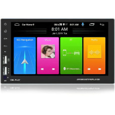 Автомагнітола з сенсорним дисплеєм 7'' та GPS модулем PI-8708U 2DIN Магнітола для авто з дисплеєм та BT