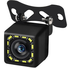 Універсальна камера заднього виду для авто з LED підсвічуванням CAR CAMERA 303 Камера заднього виду 12 LED