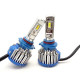 Комплект автомобільних світлодіодних LED ламп з охолодженням T1 HB4 9006 35W LED лампи для авто на фари 3500Лм