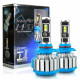 Комплект автомобільних світлодіодних LED ламп з охолодженням T1 HB4 9006 35W LED лампи для авто на фари 3500Лм