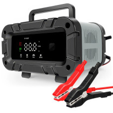 Розумний зарядний пристрій для акумулятора з дисплеєм Smart Car Battery TK400 12V 6A Заряджання для акумулятора