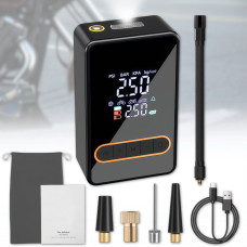 Автомобільний компресор-насос із насадками та LED-ліхтариком Car Air Pump CX-329