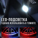 Автомобільний акумуляторний компресор з насадками та LED-ліхтариком М-007