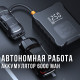 Автомобільний акумуляторний компресор з насадками та LED-ліхтариком М-007