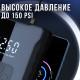 Автомобільний акумуляторний компресор з насадками та LED-ліхтариком М-007
