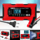 Зарядний пристрій 12V/10A для акумуляторів з LCD-дисплеєм M18689