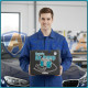 Автомобільний компресор 35 л/хв ASSUR ASR8046 12V з LED-підсвічуванням