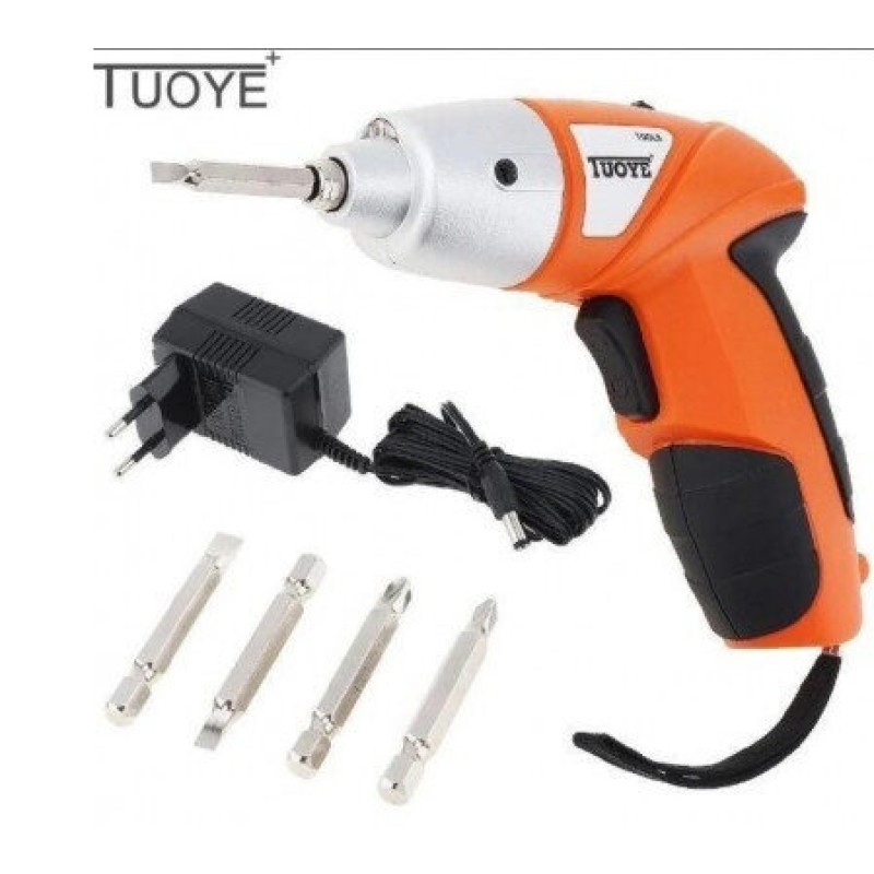 Шуруповерт акумуляторний бездротовий Tuoye Tools Cordless Screwdriver Портативний з 2я бітами