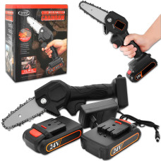 Акумуляторна ланцюгова пилка на 24V сучкоріз для обрізки дерев Electric Chainsaw в коробці