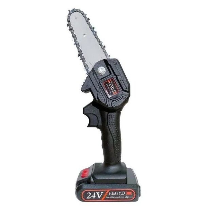 Акумуляторна ланцюгова пилка на 24V сучкоріз для обрізки дерев Electric Chainsaw в коробці