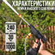 Мийка високого тиску акумуляторна Cleaning Gun 8559 1000W для автомобіля