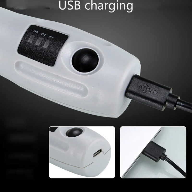 Міні-машинка на акумуляторі 4,2v із зарядкою USB на 40 насадок RD00-41 Гравер для полірування та очищення