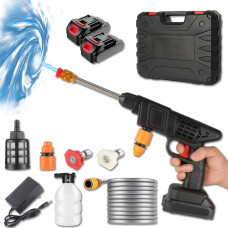 Мийка високого тиску з 2 акумуляторами Cleaning Gun 1000W для автомобіля