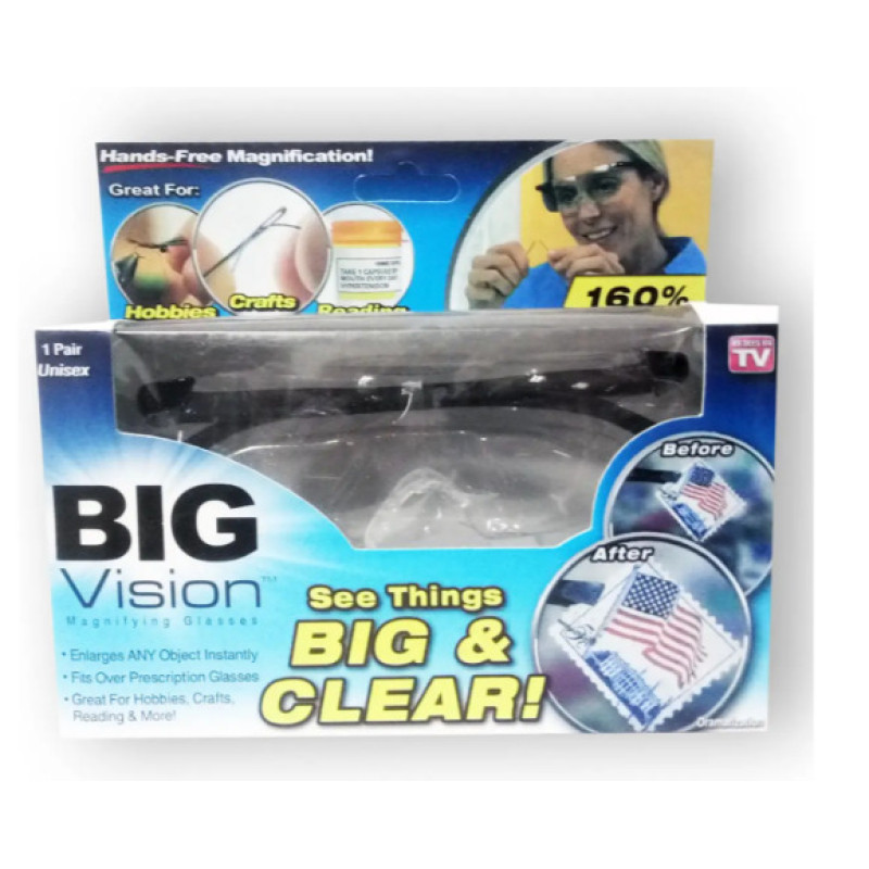 Збільшувальні Окуляри Лупа Big Vision See Окуляри лупа для читання шиття 160%