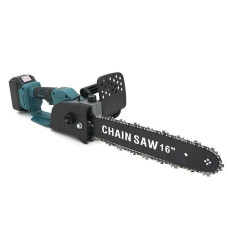 Потужна акумуляторна ланцюгова електропилка Chain Saw 16″ 36V Пила з LED індикатором та двома акумуляторами