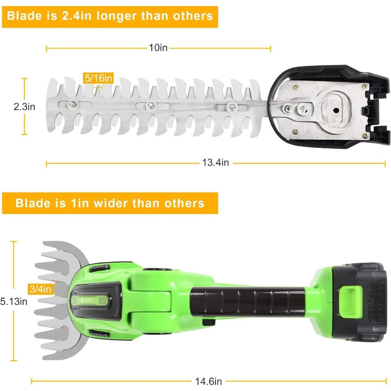 Ножиці-кущоріз акумуляторний Garden cutter EVCITN Акумуляторний кущоріз для догляду за садом