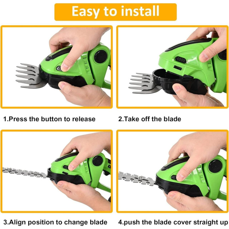 Ножиці-кущоріз акумуляторний Garden cutter EVCITN Акумуляторний кущоріз для догляду за садом