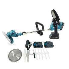 Набір акумуляторний 2 в 1 на 36V Тример та міні-пила Krafftec KRA-808 Газонокосарка