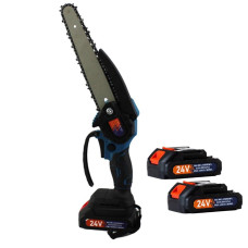 Акумуляторна міні електро-пила 8'' Chain Saw Веткоріз з 2 акумуляторами