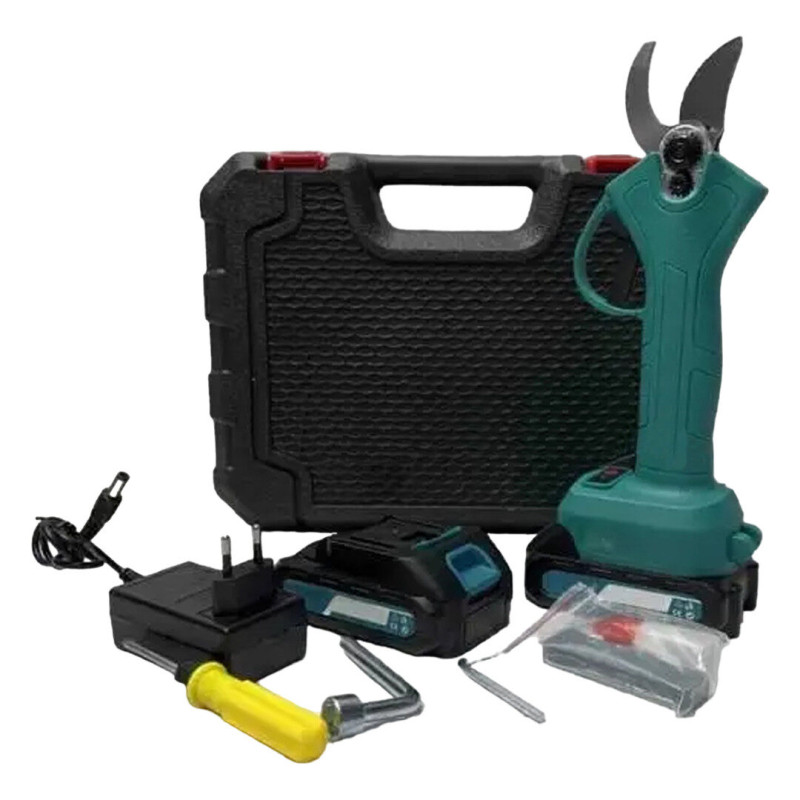Акумуляторний садовий секатор 21V Crafting Tools у валізі Електричні садові ножиці