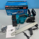 Акумуляторна ланцюгова електропилка 16'' Electric SAW BLUE Пила безщіткова на 2 акумулятори та 1600 Вт