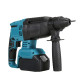 Дрель-перфоратор з 2 акумуляторами 48V у пластиковому кейсі Hammer Drill Акумуляторна друль-перфоратор