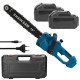 Акумуляторна ланцюгова електропилка 16'' на 2500 Вт з 2 акумуляторами 68V Electric Saw AND 40-7