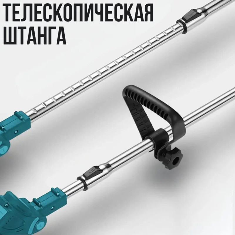 Набір акумуляторний 48V для догляду за садом Ланцюгова пила та Газонокосарка з колесами та насадками