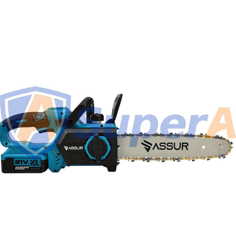 Акумуляторна пила 21V із шиною 12 дюймів ASSUR ASR764 в кейсі
