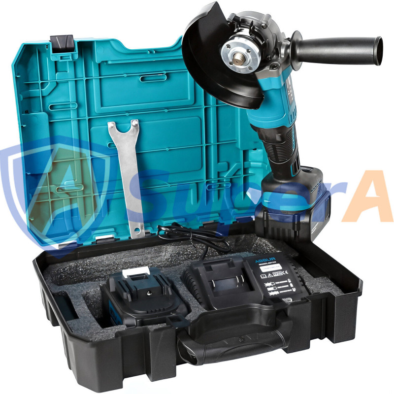 Акумуляторна болгарка 125 мм ASSUR ASR319 21V у кейсі