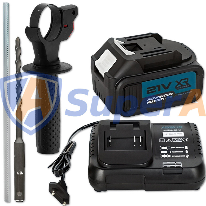 Акумуляторний перфоратор ASSUR ASR509 21V 3000mAh у кейсі
