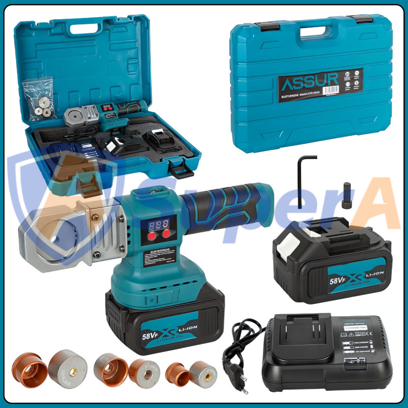 Акумуляторний PP термоплавкий апарат ASSUR ASR915 21V в кейсі з аксесуарами