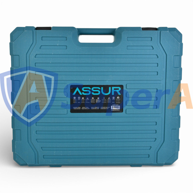Акумуляторний набір інструментів 5 в 1 ASSUR ASR1201 21V у пластиковому кейсі
