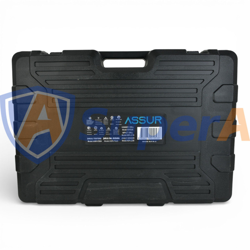 Акумуляторний набір інструментів 6 в 1 ASSUR ASR1206 21V у кейсі