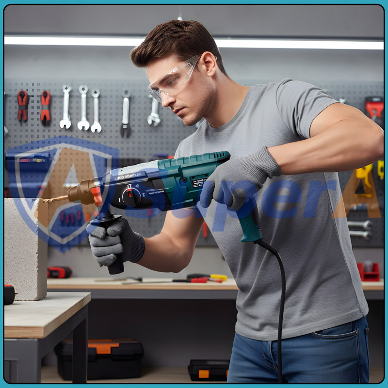 Електричний перфоратор ASSUR ASR501 220V 850W у кейсі з насадками