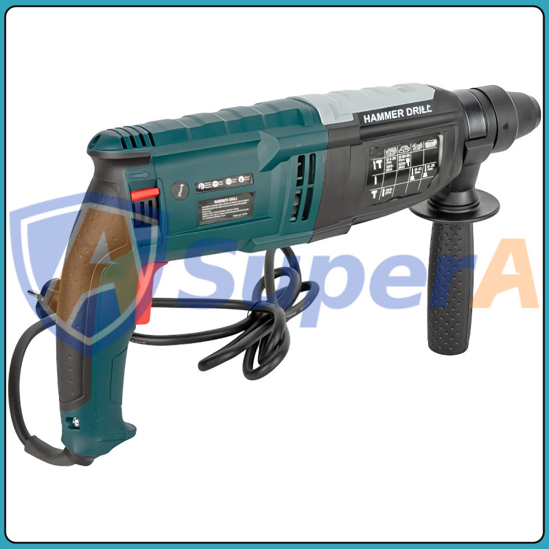 Електричний перфоратор ASSUR ASR501 220V 850W у кейсі з насадками