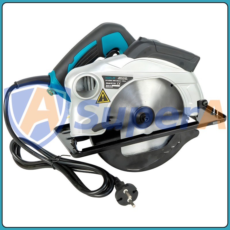 Електрична циркулярна пила 185 мм ASSUR ASR705 220V 1400W у коробці