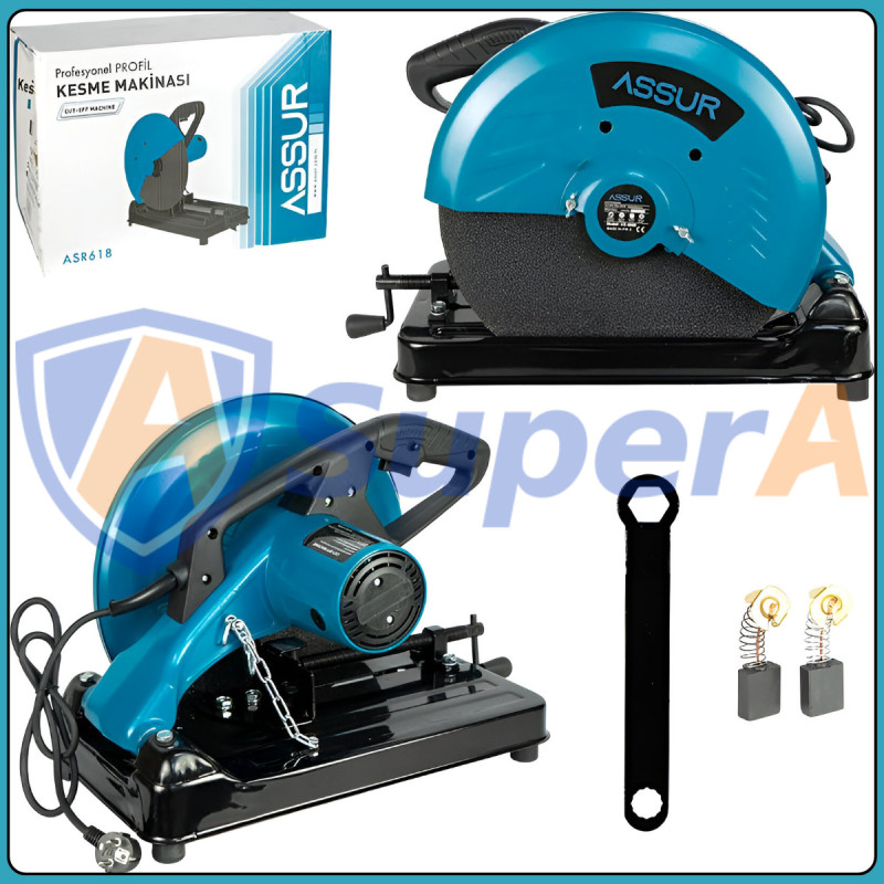 Мережева відрізна машина для металу 355 мм ASSUR ASR618 220V 2000W