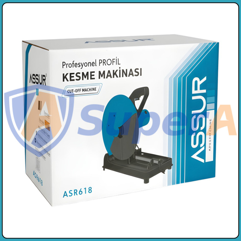 Мережева відрізна машина для металу 355 мм ASSUR ASR618 220V 2000W