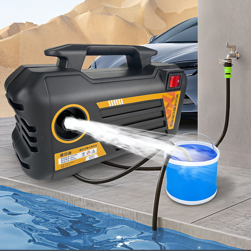Мийка високого тиску 3000W 2 в 1 з пістолетом і насадками MKA-01